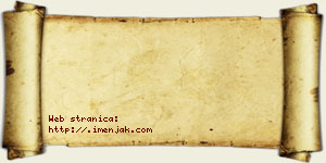 Andjelina Stevanović vizit kartica